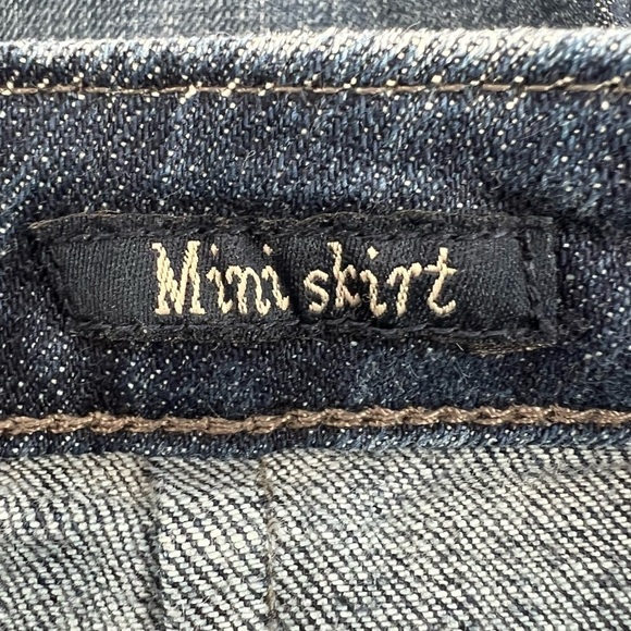 Vigoss Studio Madison Mini Denim Jean Skirt Size 26 Women’s - Picture 7 of 9